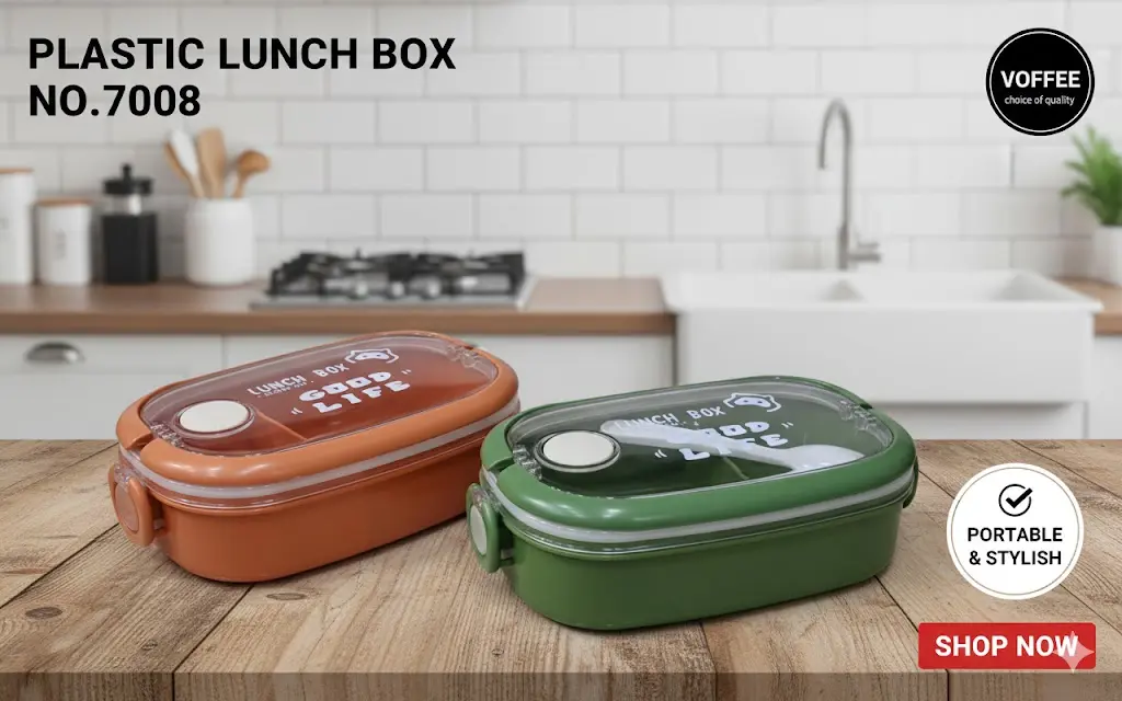 [FVM37957] PLASTIC LUNCH BOX NO.7008