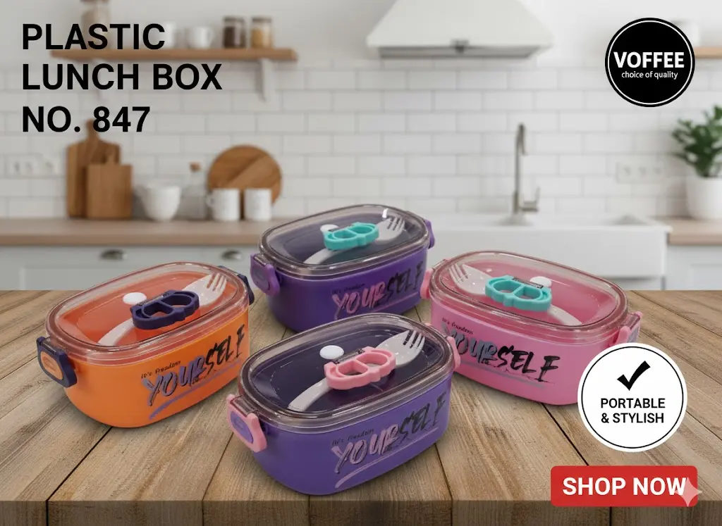 [FVM37958] PLASTIC LUNCH BOX NO.847