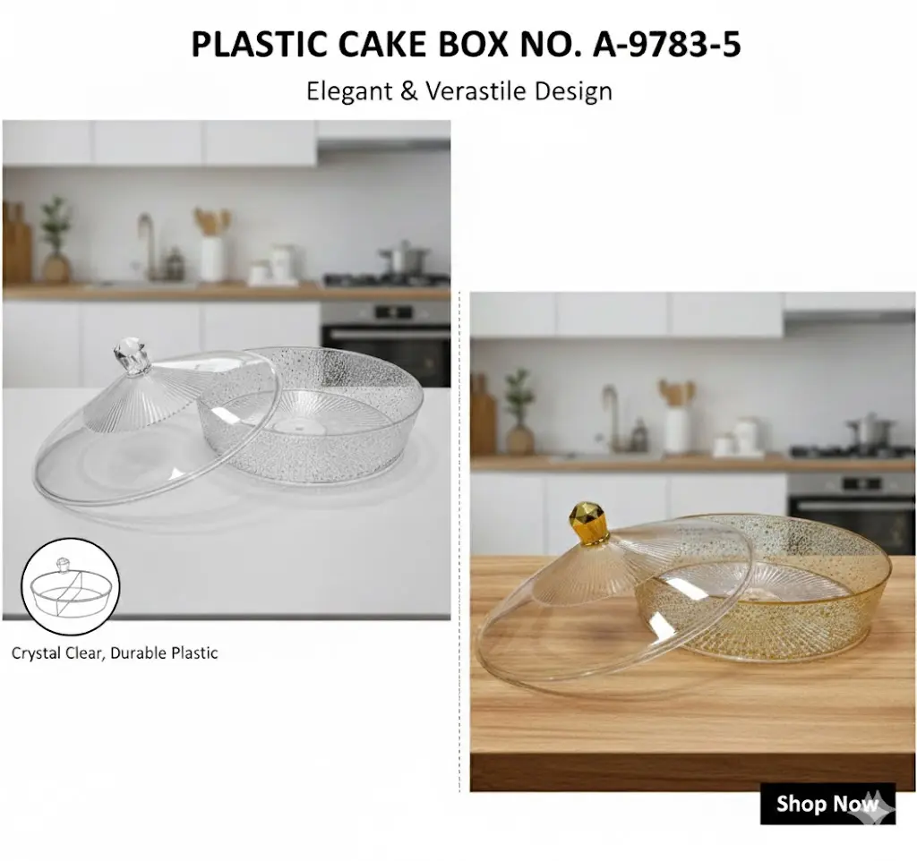 [FVM37968] [FVM37968] PLASTIC CAKE BOX NO.A-9783-5