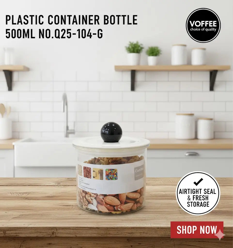 [FVM38025] PLASTIC CONTAINER BOTTLE 500ML NO.Q25-104-G