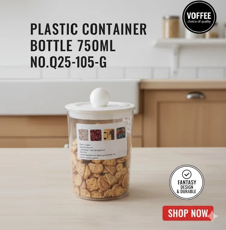 [FVM38026] PLASTIC CONTAINER BOTTLE 750ML NO.Q25-105-G