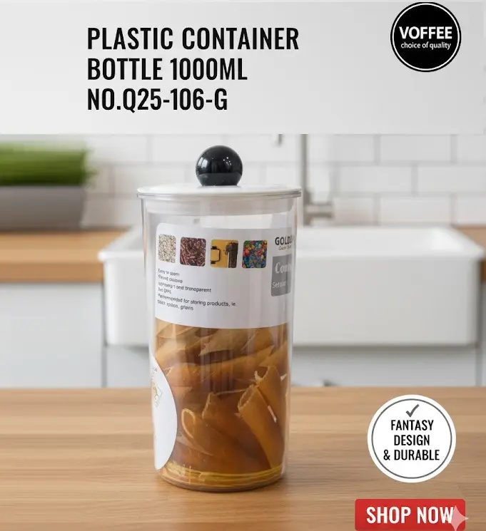 [FVM38027] PLASTIC CONTAINER BOTTLE 1000ML NO.Q25-106-G