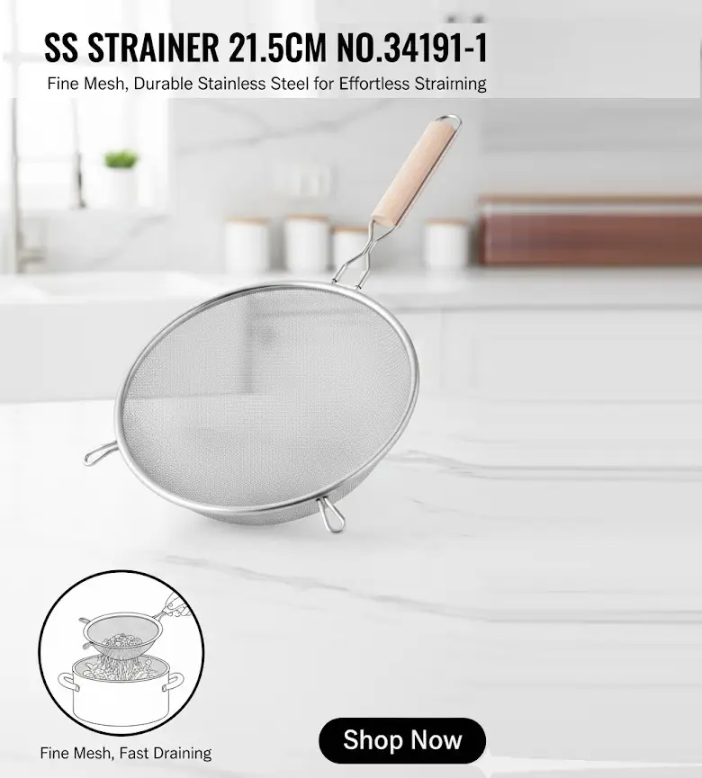 [FVM38038] SS STRAINER 21.5CM NO.34191-1