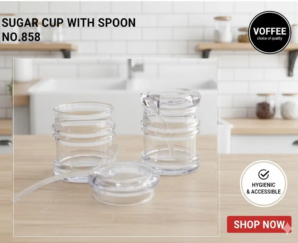 [FVM38062] SUGAR CUP WITH SPOON NO.858