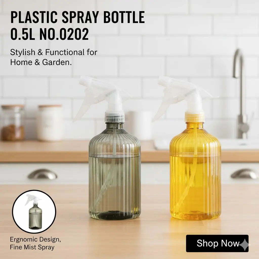 [FVM38073] PLASTIC SPRAY BOTTLE 0.5L NO.0202