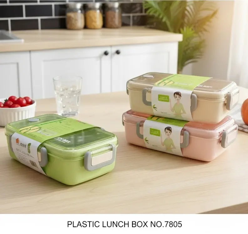 [FVM30518] [FVM30518] PLASTIC LUNCH BOX NO.7805