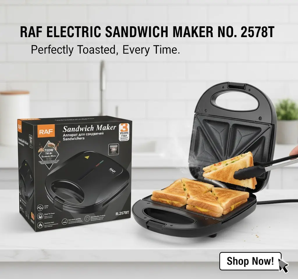 [FVM38142] [FVM38142] RAF ELECTRIC SANDWICH MAKER NO.2578T