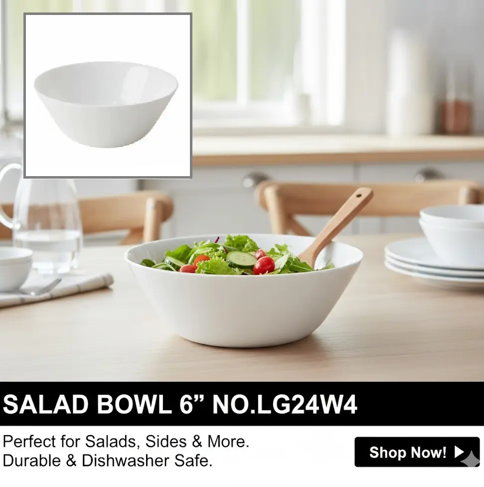 [FVM38165] SALAD BOWL 6" NO.LG24W4