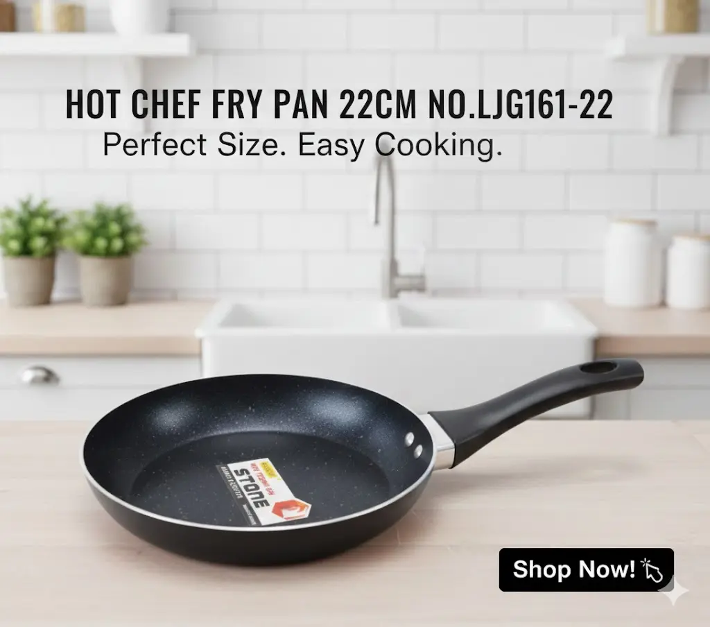 [FVM38195] HOT CHEF FRY PAN 22CM NO.LJG161-22