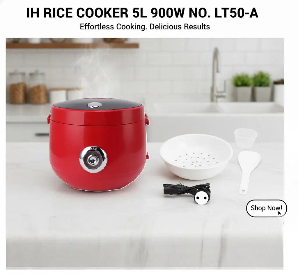 [FVM38197] IH RICE COOKER 5L 900W NO.LT50-A
