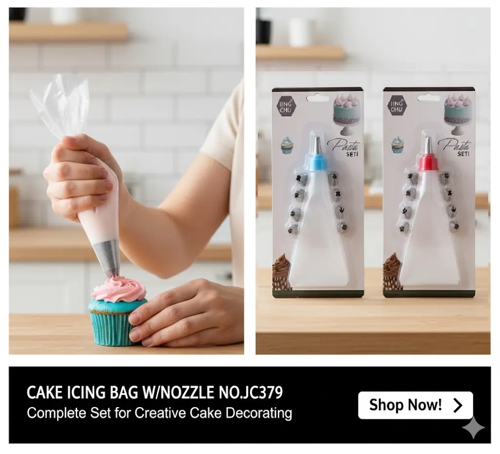 [FVM38243] [FVM38243] CAKE ICING BAG W/NOZZLE NO.JC379