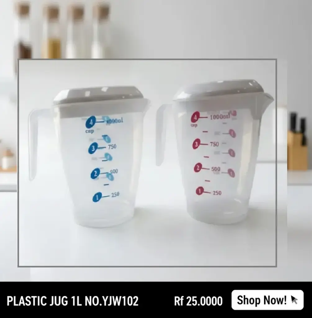 [FVM38251] PLASTIC JUG 1L NO.YJW102