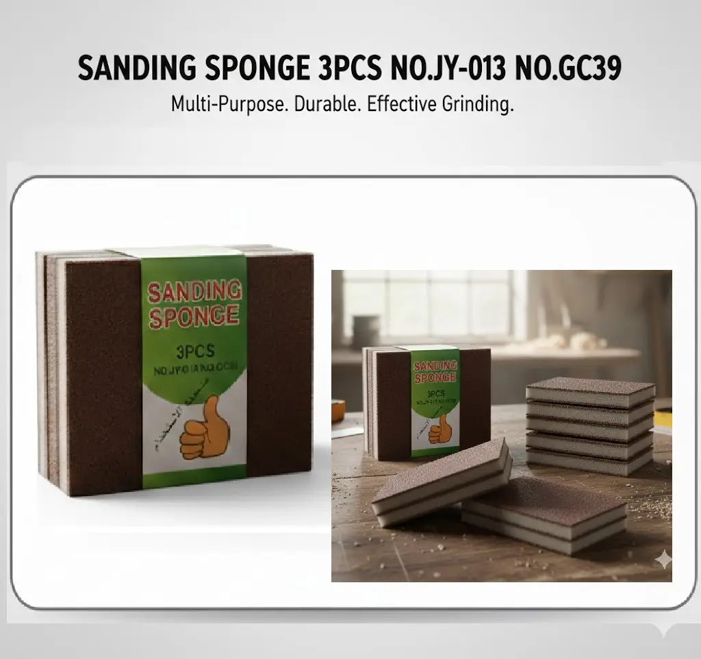 [FVM38256] SANDING SPONGE 3PCS NO.JY-013 NO.GC39