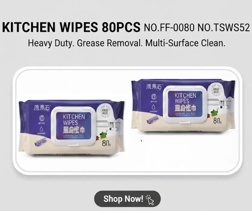 [FVM38258] KITCHEN WIPES 80PCS NO.FF-0080 NO.TSWS52