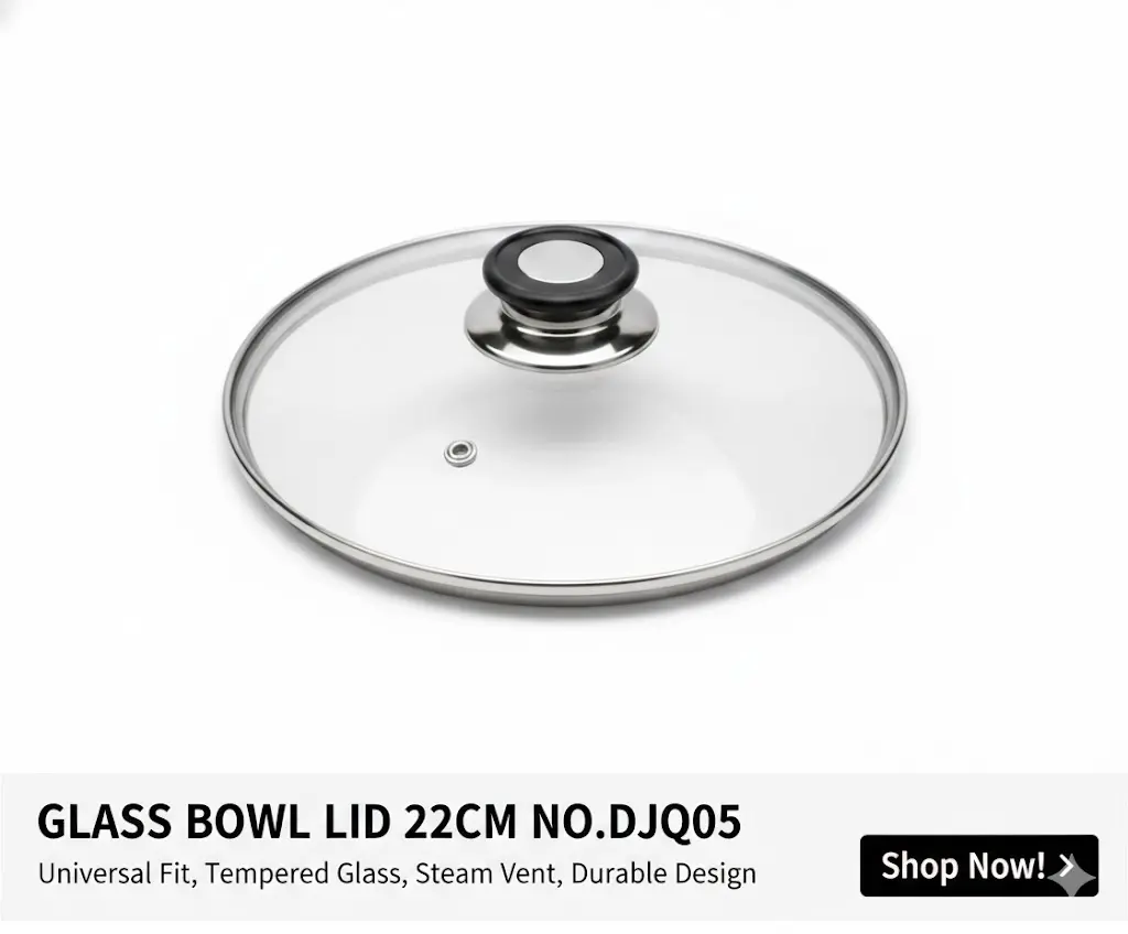 [FVM38259] GLASS BOWL LID 22CM NO.DJQ05