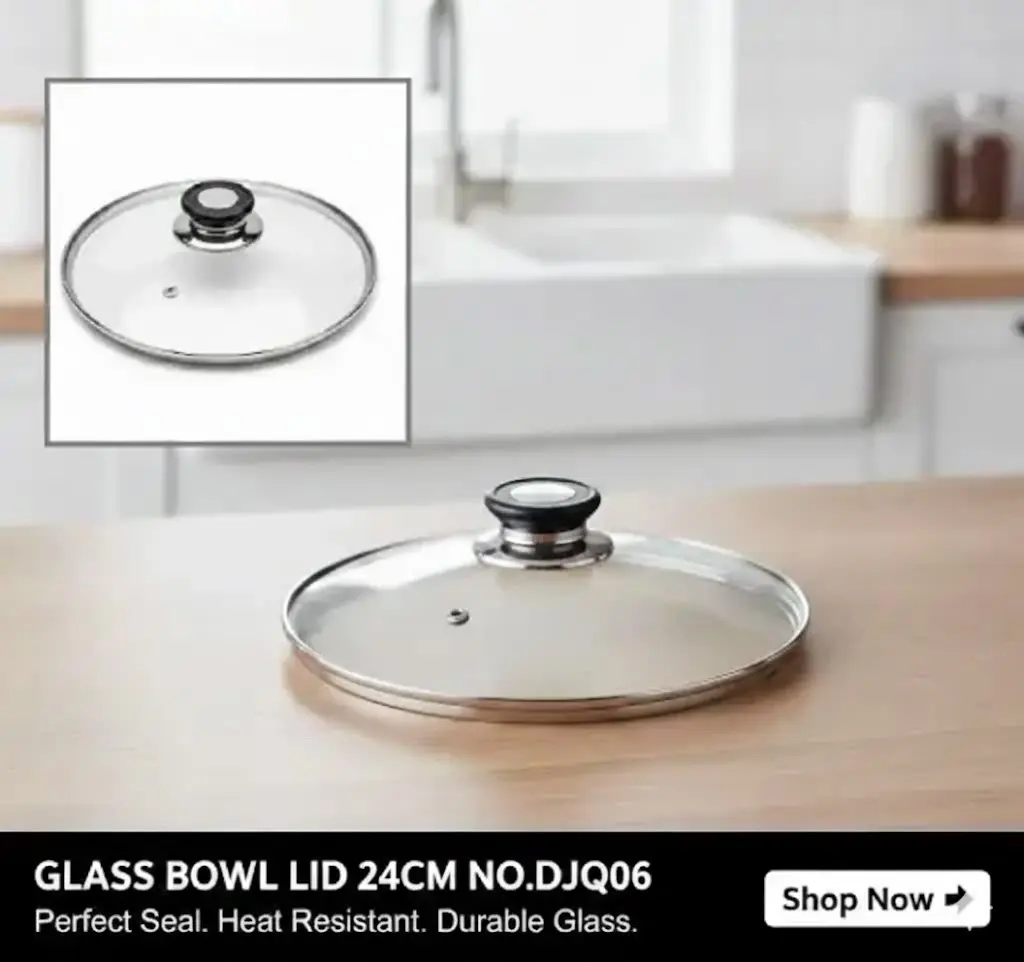 [FVM38260] [FVM38260] GLASS BOWL LID 24CM NO.DJQ06