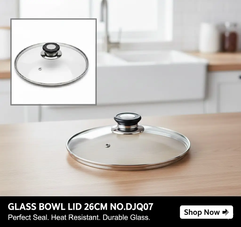 [FVM38261] [FVM38261] GLASS BOWL LID 26CM NO.DJQ07