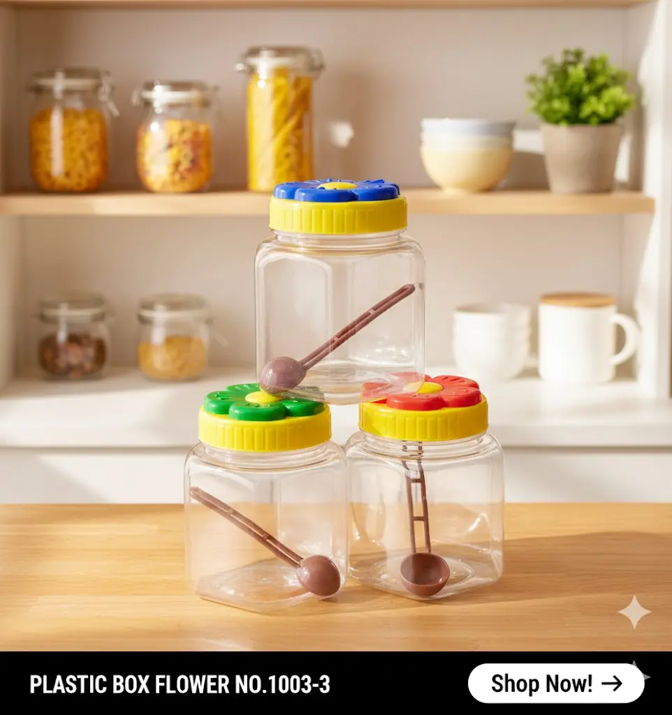 [FVM38286] PLASTIC BOX FLOWER NO.1003-3 