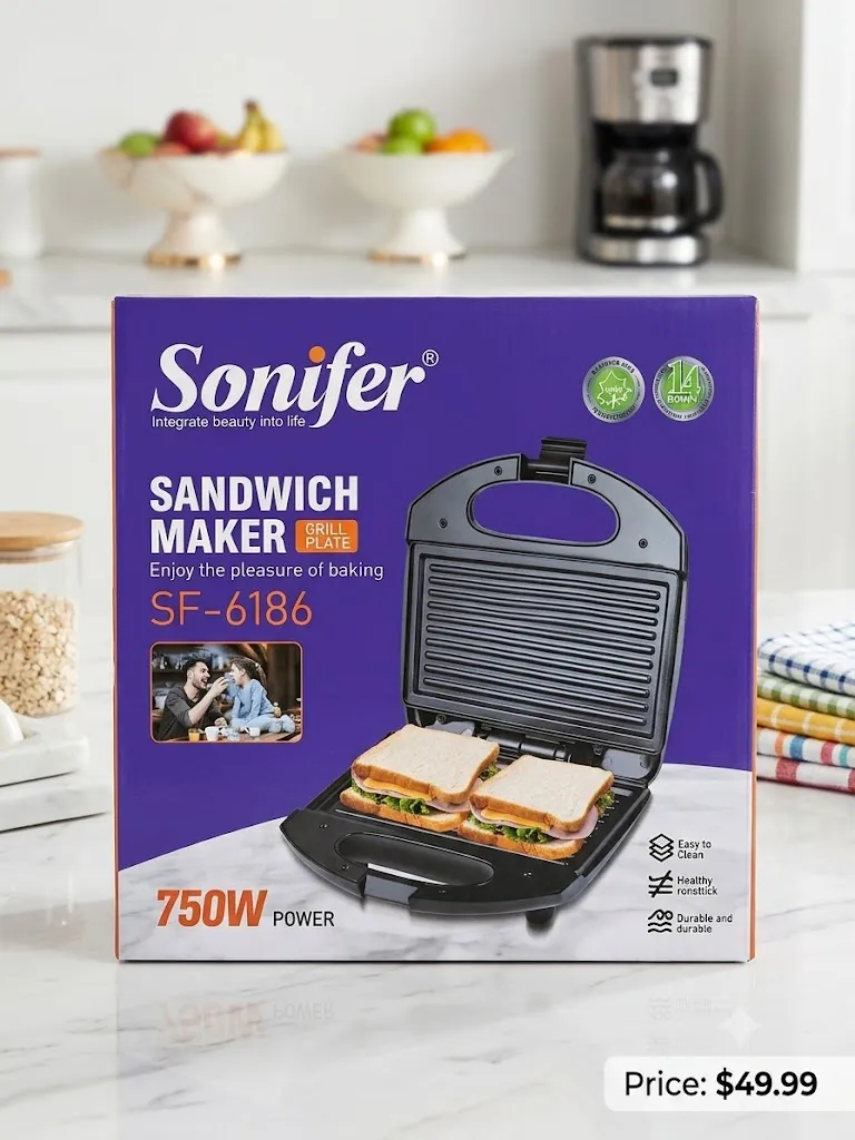 [FVM38442] SONIFER SANDWICH MAKER NO.6186