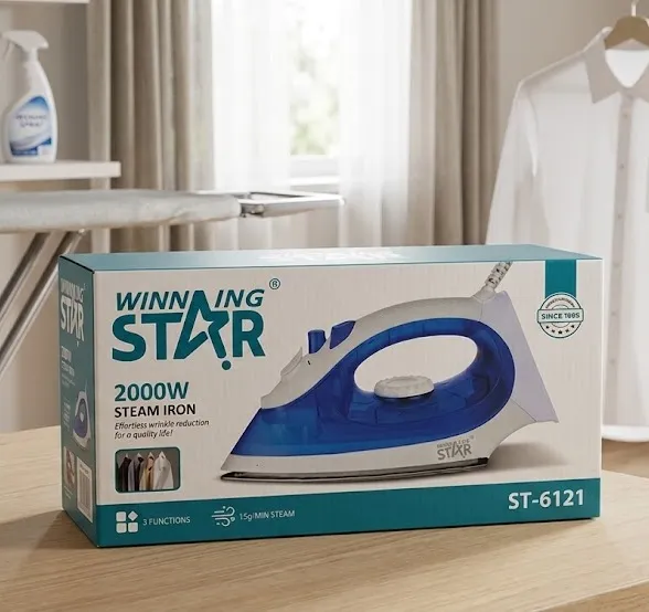 [FVM38460] WINNING STAR STEAM IRON NO.6121