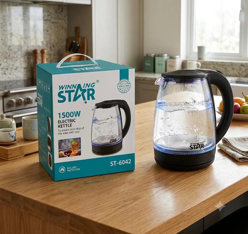 [FVM38462] WINNING STAR ELECTRIC KETTLE 1.8L NO.6042
