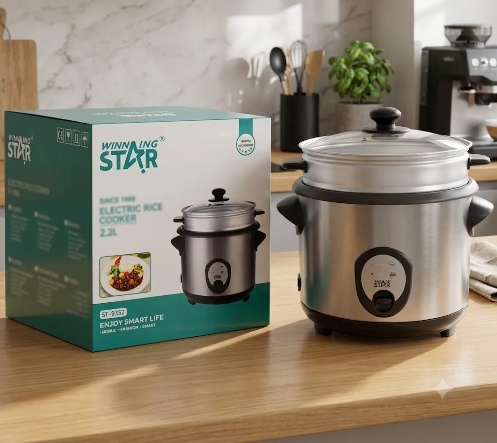 [FVM38464] WINNING STAR RICE COOKER 5L NO.9352