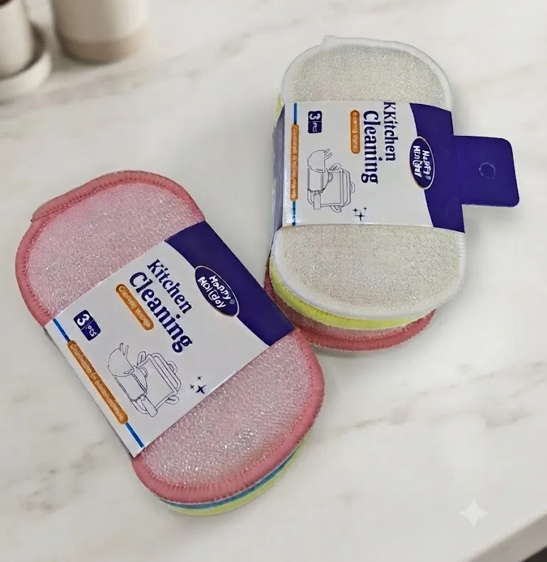 [FVM38562] [FVM38562] CLEANING SPONGE 3PCS NO.CQC-E129
