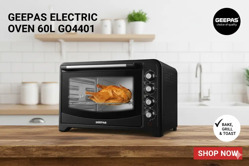 [FVM28720] GEEPAS ELECTRIC OVEN 60L GO4401