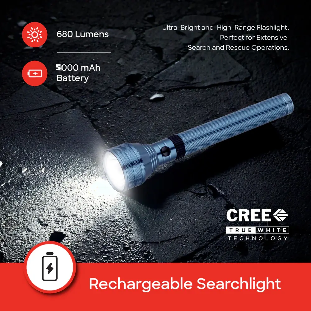 [FVM33048] SF RECARGABLE LED LIGHT NO.4663