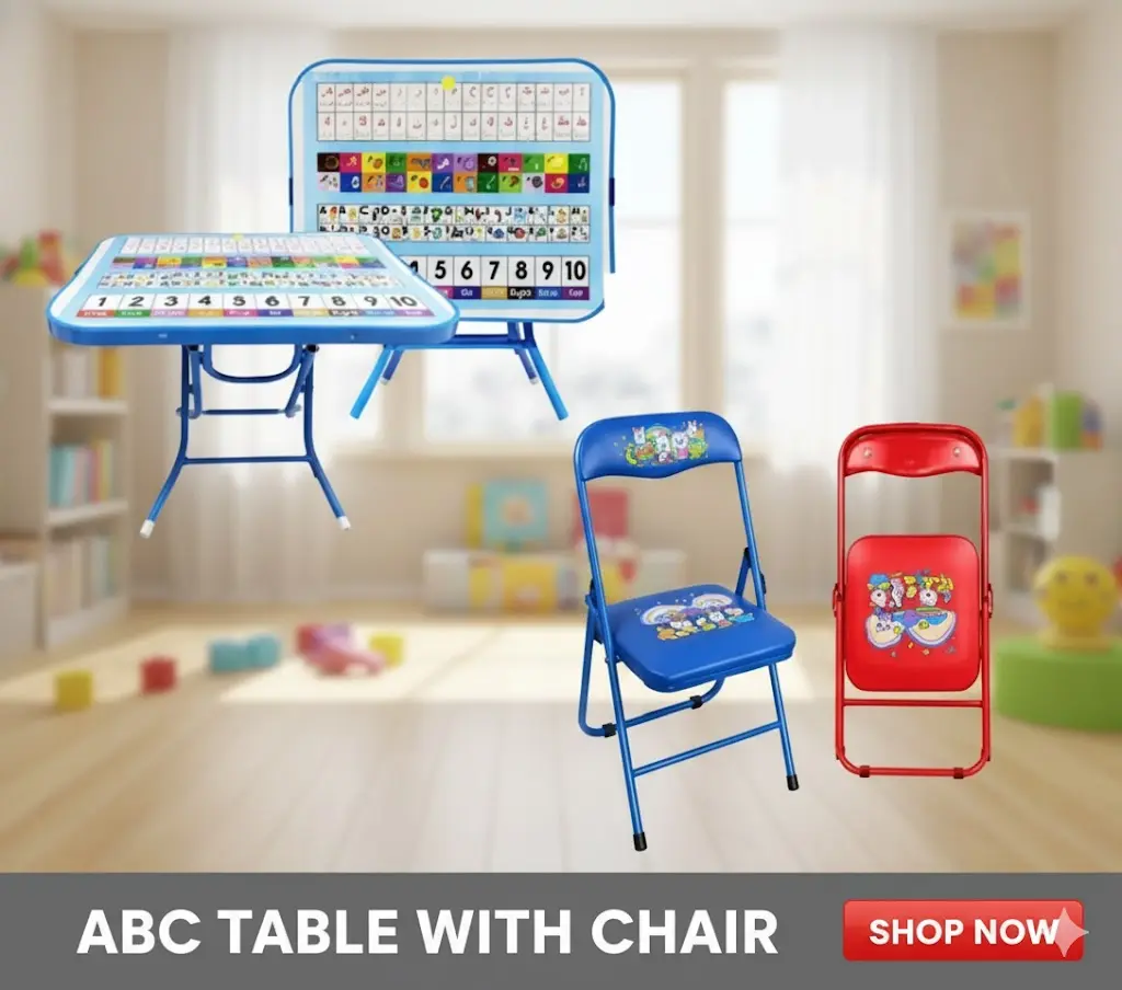 [FVM1481] ABC TABLE WITH CHAIR   