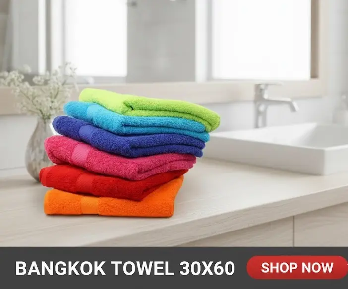 [FVM7559] BANGKOK TOWEL 30X60   