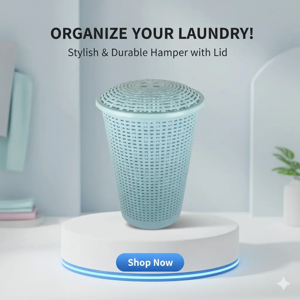 [FVM29007] [FVM29007] PLASTIC LAUNDRY BASKET NO.6797   