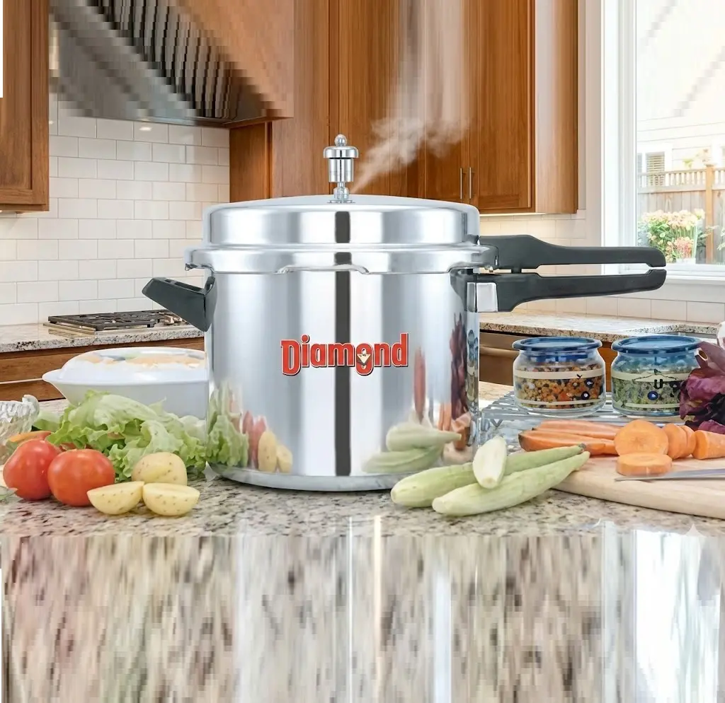 [FVM1819] [FVM1819] DIAMOND PRESSURE COOKER INDUCTION 10LTR