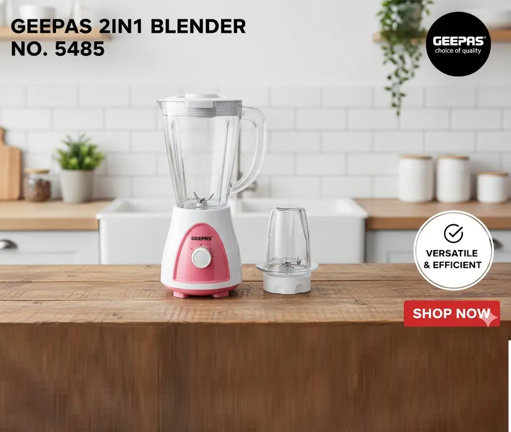 [FVM4084] GEEPAS 2IN1 BLENDER NO.5485