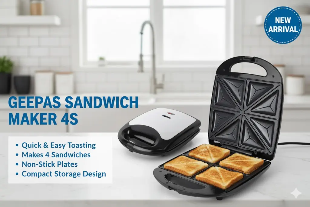 [FVM4092] GEEPAS SANDWICH MAKER 4S NO.5391