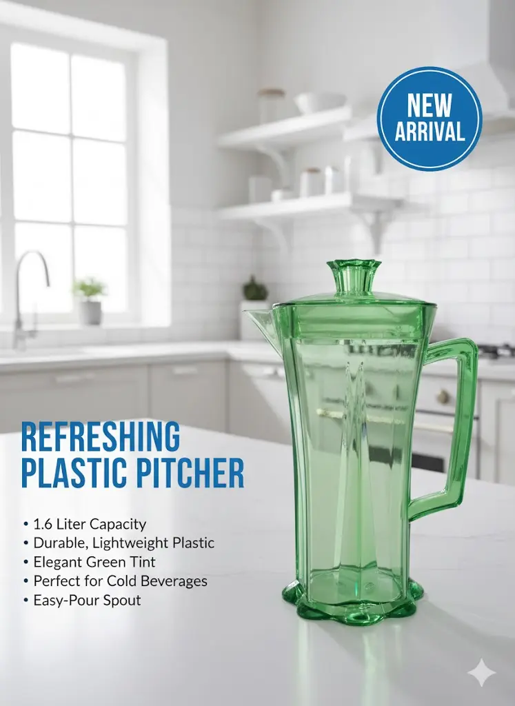 [FVM6174] PLASTIC JUG 1.6LTR NO.6081   