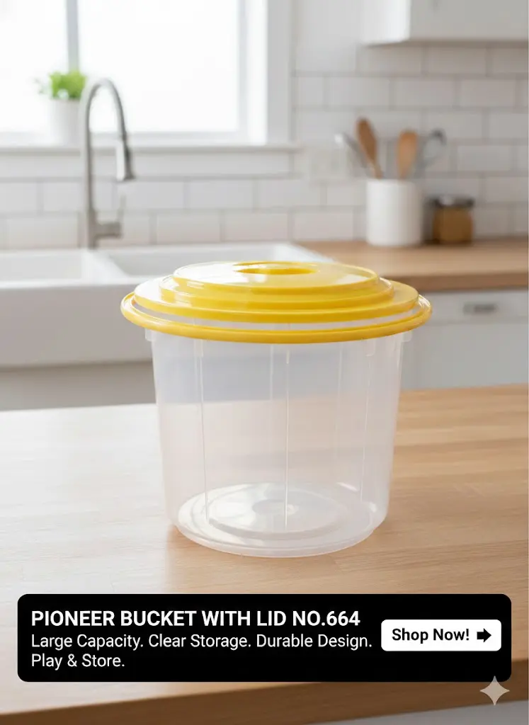 [FVM6990] BUCKET WITH LID NO.664   PIONEER
