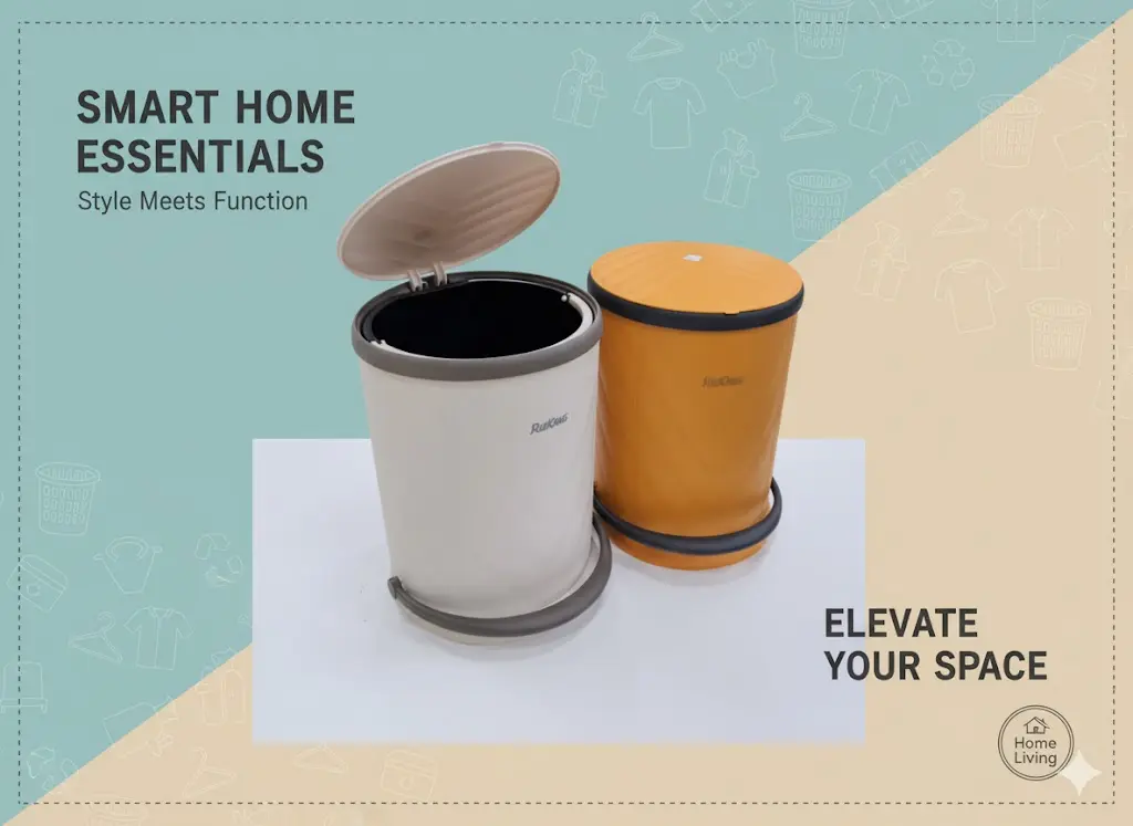 [FVM7570] PLASTIC DUST BIN NO.6117   