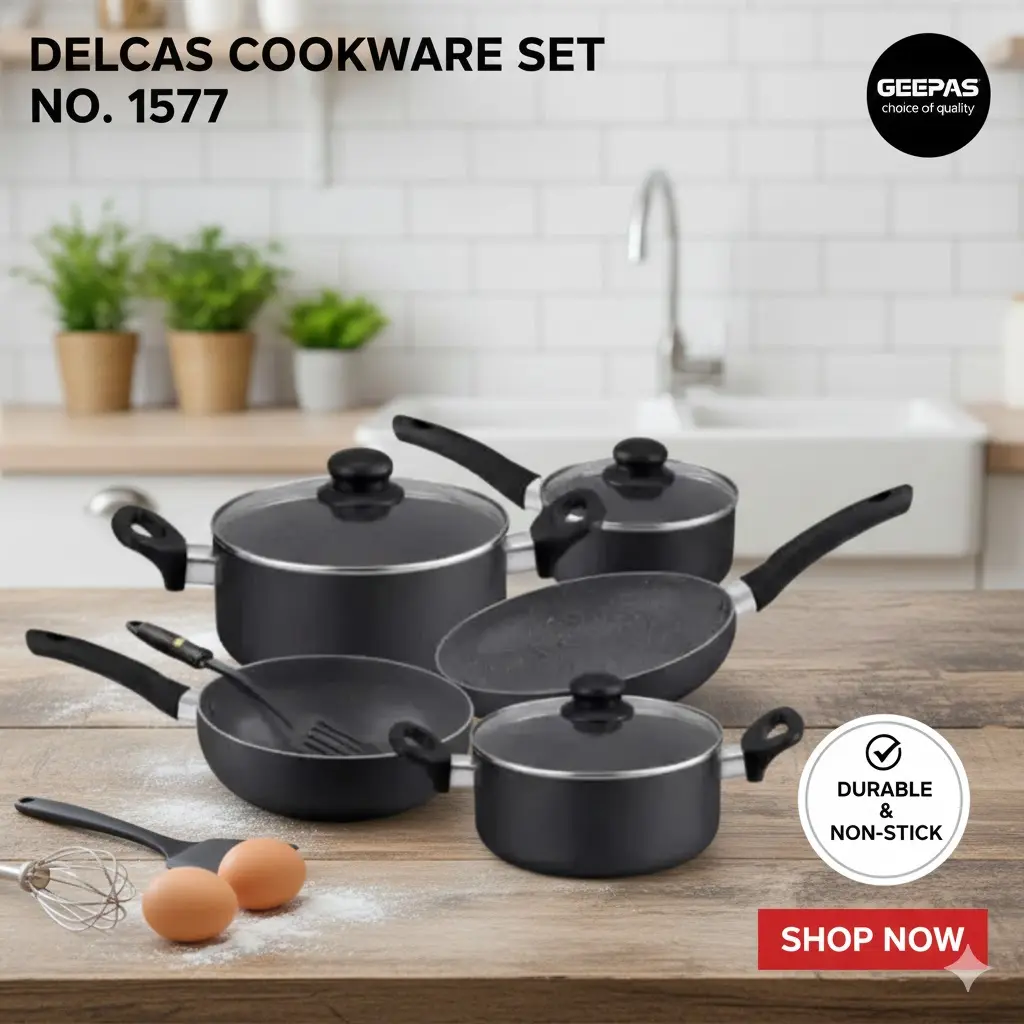 [FVM7655] DELCASA COOKWARE SET NO.1577