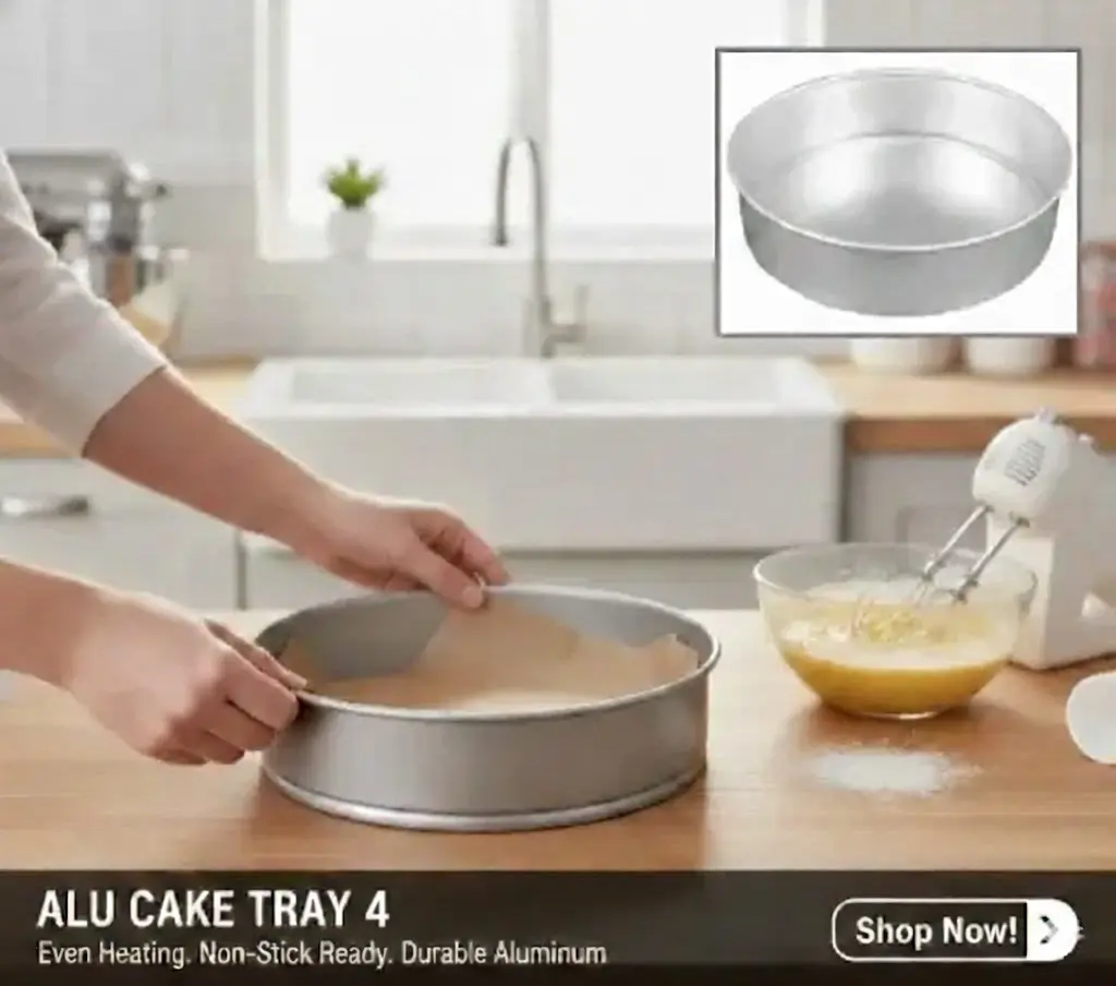 [FVM9946] ALU CAKE TRAY 4   