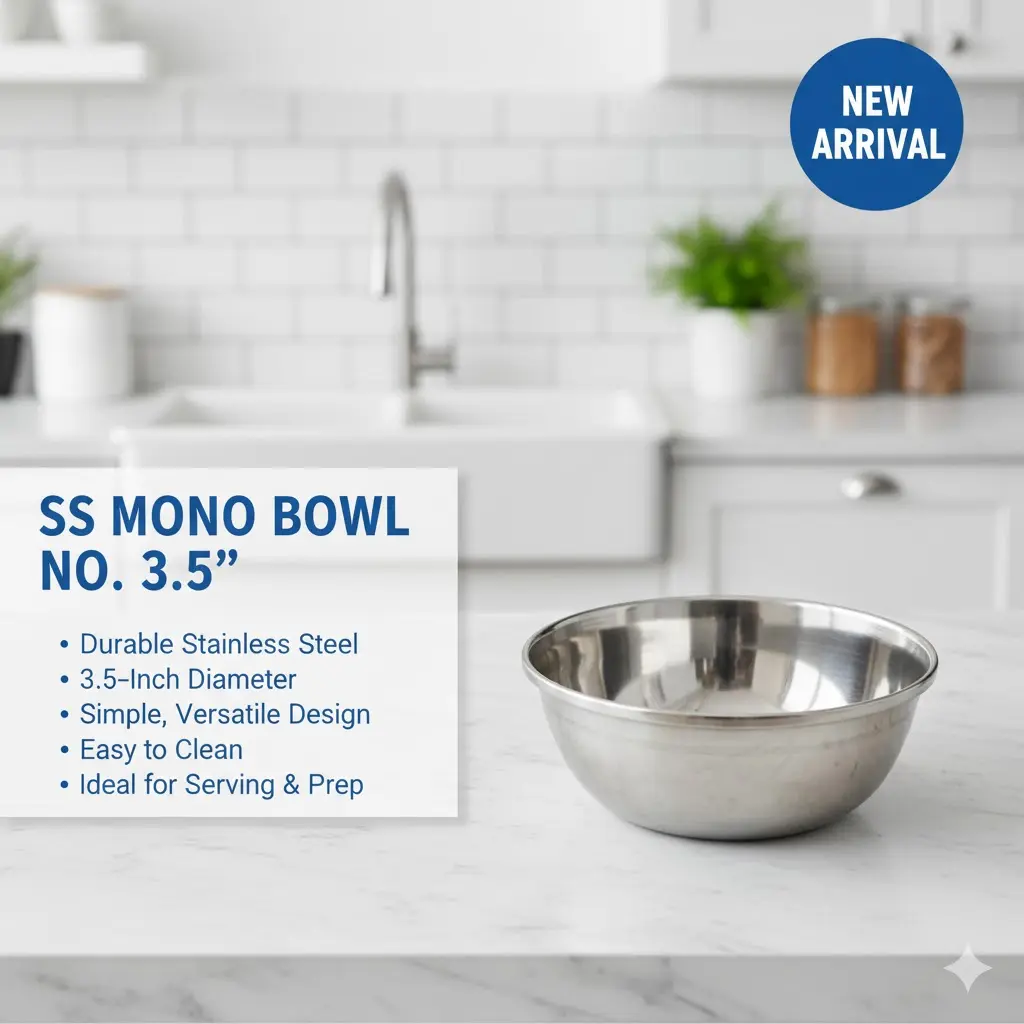 [FVM9968] SS MONO BOWL NO.3.5"   