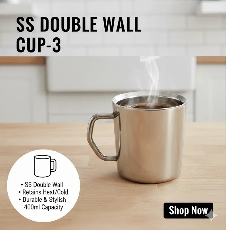 [FVM10026] SS DOUBLE WALL CUP-3   