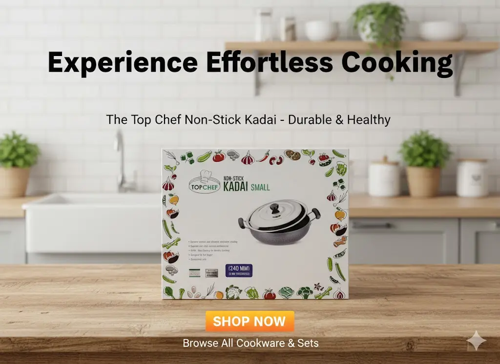 [FVM10192] TOP CHEF KADAI SMALL 240MM   