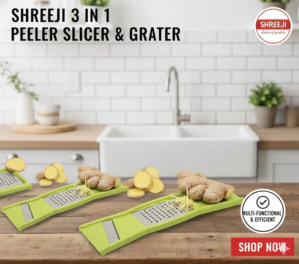 [FVM20563] SHREEJI 3in1 PEELER SLICER&GRAT