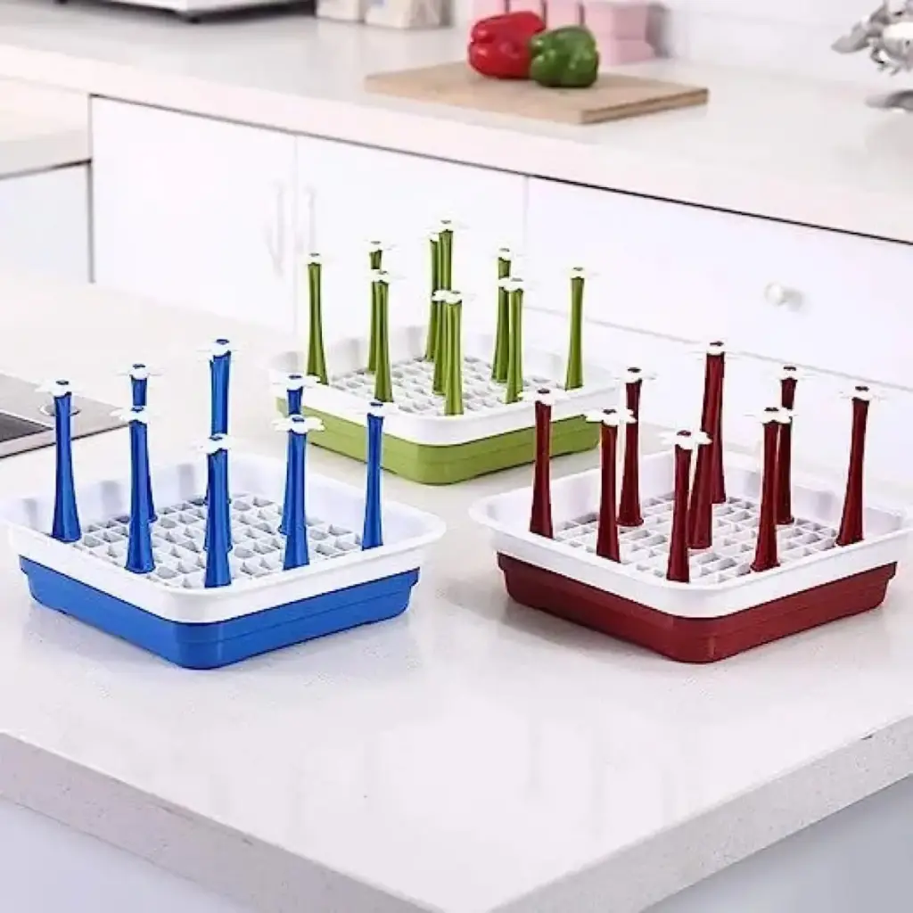 [FVM25508] PLASTIC GLASS STAND NO.389-1   