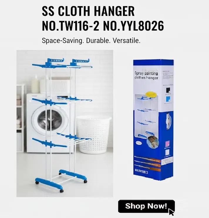 [FVM25660] [FVM25660] SS CLOTH HANGER NO.TW116-2 NO.YYL8026
