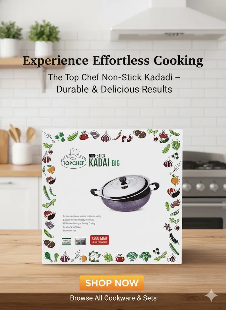 [FVM26165] TOP CHEF kADAI BIG 260MM   