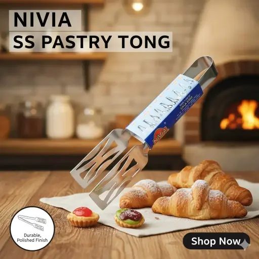 [FVM28593] [FVM28593] NIVIA SS PASTRY TONG   