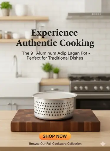 [FVM28671] [FVM28671] ALUMINIUM ADIP LAGAN POT 9   