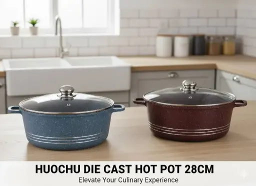 [FVM30242] [FVM30242] HUOCHU DIE CAST HOT POT 28CM   